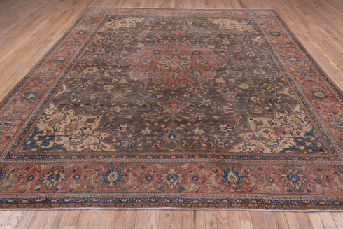 Vintage Kashan Area Rug (8' x 12')